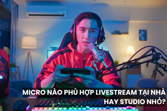 Micro Phù Hợp Cho Livestream Tại Nhà Và Studio Nhỏ