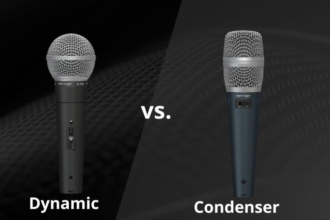 Livestream hát nên chọn micro condenser hay micro dynamic?