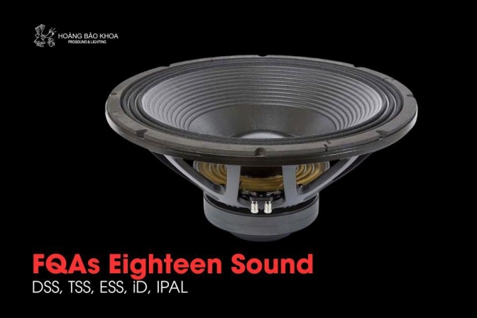 FQAs Eighteen Sound | DSS, TSS, ESS, iD, IPAL - Bộ treo, hình dáng của sừng & tối ưu ampli