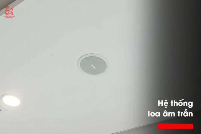Loa âm trần cho văn phòng – Giải pháp âm thanh hiệu quả và đảm bảo tính thẩm mỹ