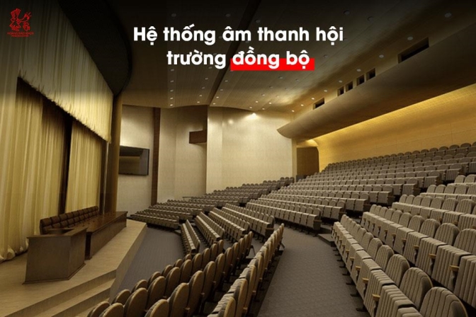 Giải pháp thiết kế hệ thống âm thanh hội trường đồng bộ dành cho không gian hội họp