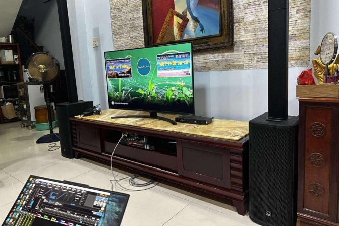 Thiết kế dàn âm thanh karaoke nhỏ gọn cho gia đình – Không hú, dễ chỉnh, nghe nhạc hay