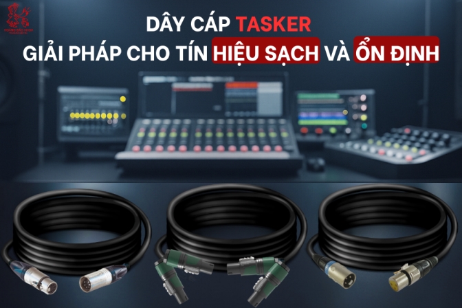 Dây Cáp Tasker Với Công Nghệ Chống Nhiễu – Giải Pháp Hoàn Hảo Cho Tín Hiệu Ổn Định