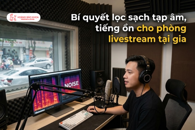 Bí Quyết Giảm Tạp Âm Và Tiếng Ồn Cho Phòng Livestream Tại Nhà
