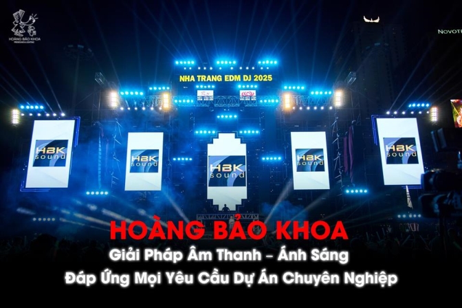 Hoàng Bảo Khoa | Đồng Hành Cùng Bạn Với Hệ Thống Âm Thanh – Ánh Sáng Chuyên Nghiệp, Tối Ưu Mọi Dự Án