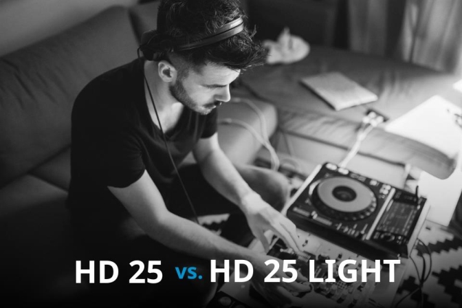 So Sánh Sennheiser HD 25 Và HD 25 Light Chi Tiết