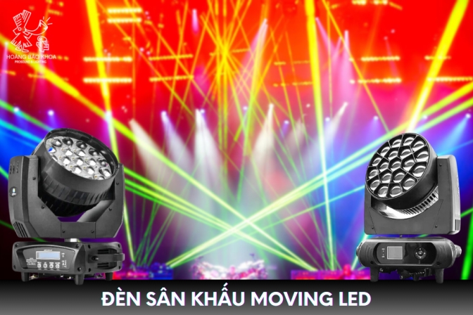 Tạo Hiệu Ứng Sân Khấu Tuyệt Vời Với Đèn Sân Khấu Moving Led