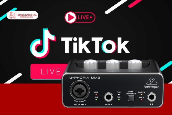 Livestream TikTok có cần Sound Card? Khi nào nên đầu tư?