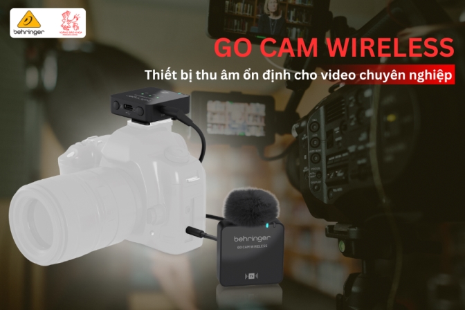 GO CAM WIRELESS thiết kế nhỏ gọn, hiệu suất cao