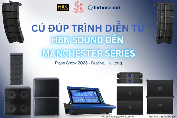 Hoàng Bảo Khoa tại Festival Hạ Long 2025: Trình diễn đỉnh cao từ HBK Sound và Turbosound Manchester