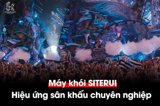 SITERUI – Máy khói sân khấu lý tưởng tạo hiệu ứng chuyên nghiệp cho trình diễn