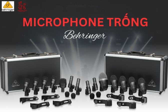 Trọn vẹn nhịp đập – Micro trống Behringer dành cho người chơi trống thực thụ