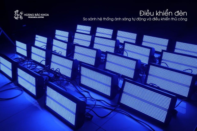 So sánh hệ thống ánh sáng tự động và điều khiển thủ công