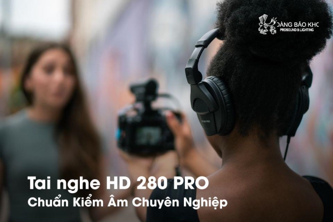 Sennheiser HD 280 PRO - Tai nghe kiểm âm chuẩn cho studio & creator