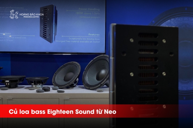Củ Loa Bass Neo Eighteen Sound | Giải Pháp Âm Trầm Mạnh Mẽ Cho Sân Khấu