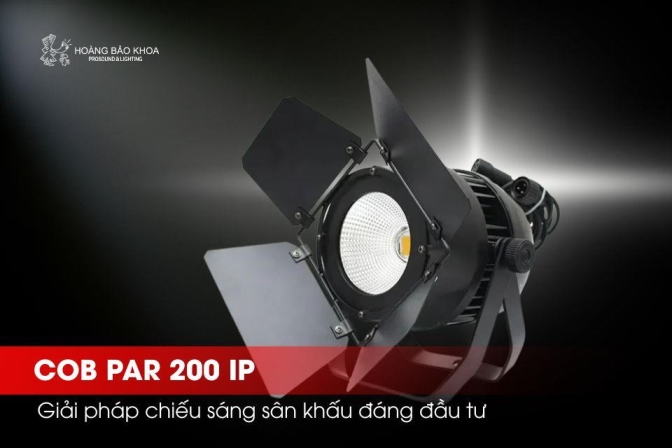 COB PAR 200 IP - Đèn PAR LED bền bỉ, hiệu suất cao cho sân khấu