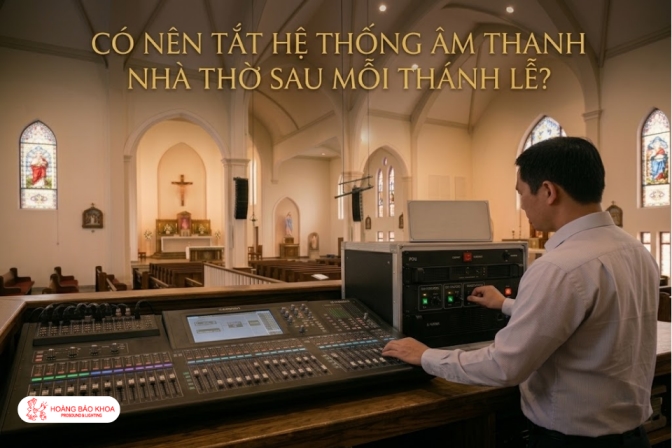 Có Nên Tắt Hệ Thống Âm Thanh Nhà Thờ Sau Mỗi Thánh Lễ Không?