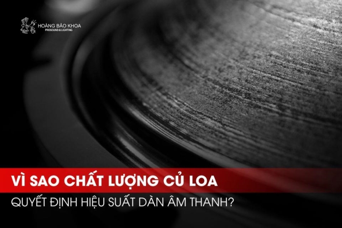 Củ Loa - Trái Tim Quyết Định Hiệu Suất Của Hệ Thống Âm Thanh