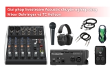 Giải Pháp Livestream Acoustic Chuyên Nghiệp Với Mixer Behringer Và TC Helicon