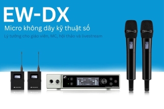 Sennheiser EW-DX - Giải pháp micro không dây chuyên nghiệp cho giảng dạy, hội thảo và phát sóng trực tiếp Sennheiser EW-DX - Giải pháp micro không dây chuyên nghiệp cho giảng dạy, hội thảo và phát sóng trực tiếp