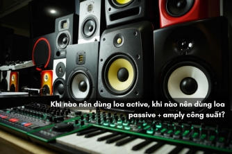 Nên Chọn Loa Active Hay Loa Passive Kết Hợp Amply Công Suất?