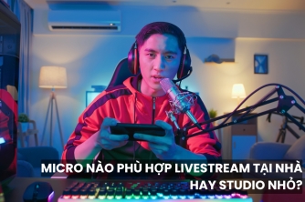Micro Phù Hợp Cho Livestream Tại Nhà Và Studio Nhỏ