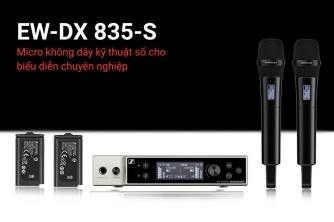 Sennheiser EW-DX 835-S - Giải pháp micro không dây toàn diện cho sân khấu chuyên nghiệp Sennheiser EW-DX 835-S - Giải pháp micro không dây toàn diện cho sân khấu chuyên nghiệp