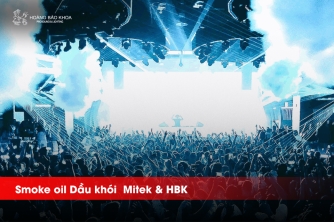 Dầu Khói Sân Khấu Mitek & HBK | Hiệu Ứng Haze Mịn, An Toàn & Tương Thích Hoàn Hảo