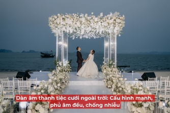 Hệ Thống Âm Thanh Tiệc Cưới Ngoài Trời: Công Suất Cao, Phủ Đều không Gian, Hạn Chế Nhiễu