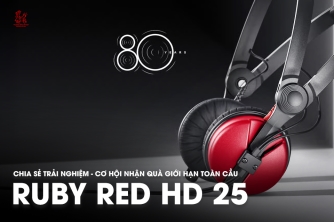 HD 25 Ruby Red – Phiên Bản Tai Nghe Sennheiser Giới Hạn Kỷ Niệm 80 Năm HD 25 Ruby Red – Phiên Bản Tai Nghe Sennheiser Giới Hạn Kỷ Niệm 80 Năm