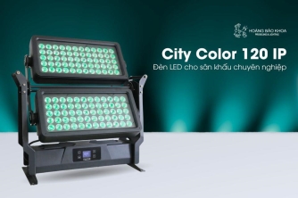 City Color 120 IP - Đèn LED RGBWA Mitek & HBK chuẩn IP65 cho chiếu sáng sân khấu ngoài trời