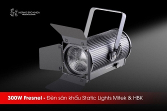 Đèn Sân Khấu 300W Fresnel Mitek & HBK | Static Lights Chuyên Nghiệp