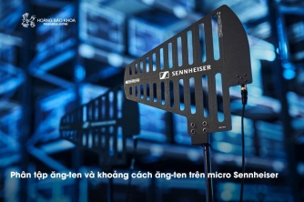 Phân tập ăng-ten và khoảng cách chuẩn trên micro Sennheiser Phân tập ăng-ten và khoảng cách chuẩn trên micro Sennheiser