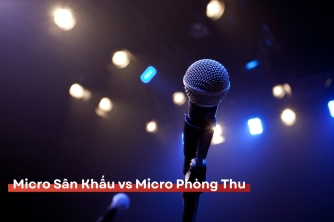 Micro Sân Khấu Và Micro Phòng Thu: Khác Biệt Cốt Lõi Và Lựa Chọn Phù Hợp