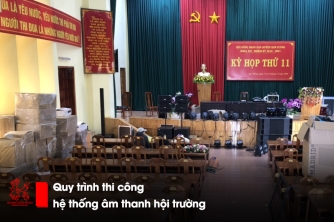 Các bước triển khai hệ thống âm thanh hội trường theo quy trình chuyên nghiệp Các bước triển khai hệ thống âm thanh hội trường theo quy trình chuyên nghiệp