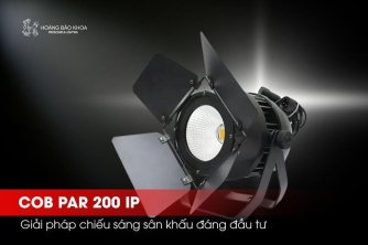 COB PAR 200 IP - Đèn PAR LED bền bỉ, hiệu suất cao cho sân khấu