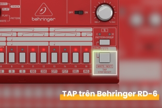 Behringer RD-6: Hướng Dẫn Sự Dụng Nút TAP Trong Các Chế Độ Hoạt Động